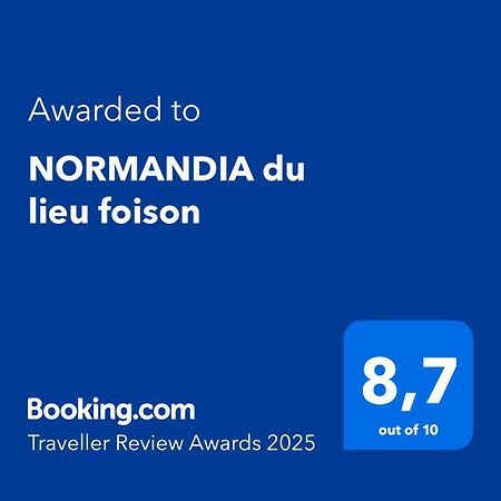Normandia Du Lieu Foison Villa Nonant Exterior foto